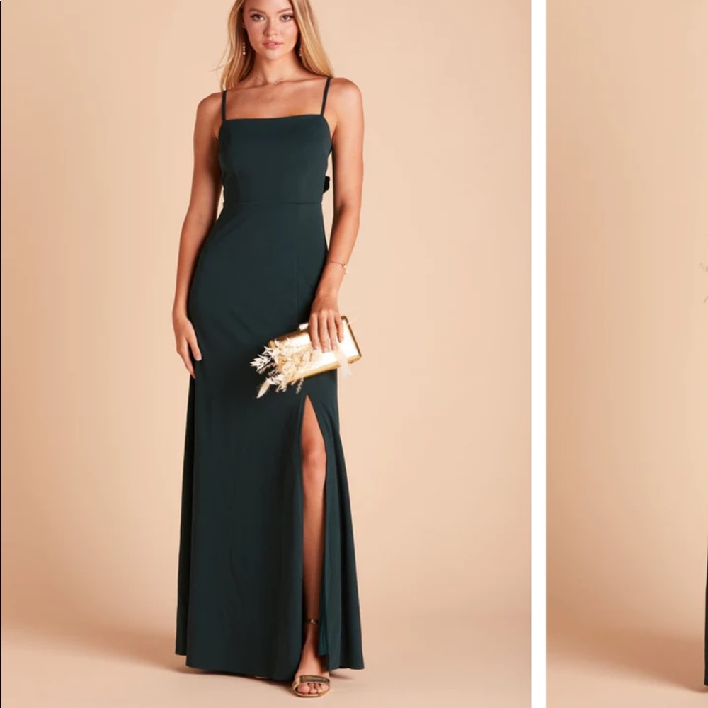 Birdy Grey Bridesmaid Dress - Benny Dress - M - Crepe Emerald